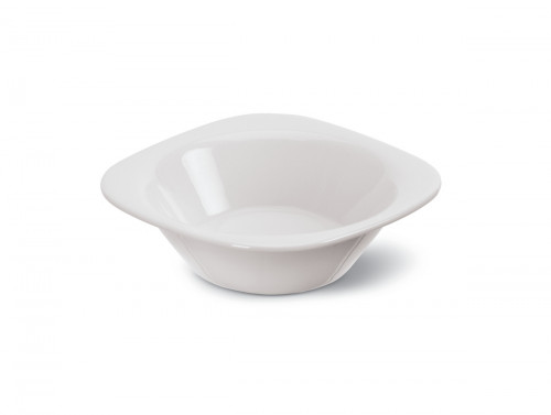 Coupelle carré ivoire porcelaine vitrifiée Ska Rak