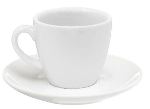 Tasse à expresso rond blanc porcelaine 10 cl Ø 6,3 cm Emotions Pro.mundi