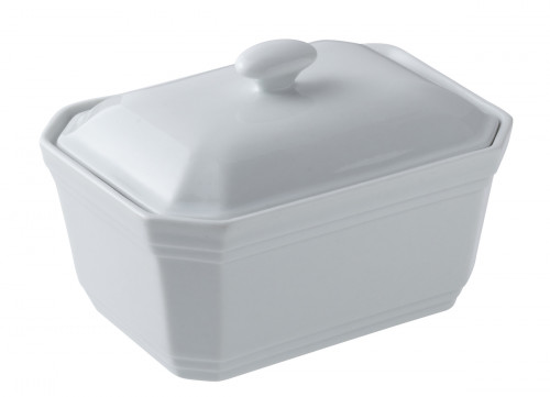 Terrine rectangulaire blanc porcelaine 13x10 cm Bistronome Pro.mundi