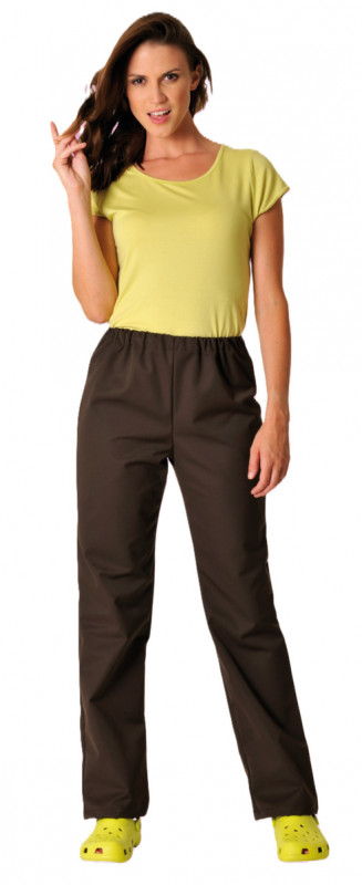 Pantalon marron T4 Marc Hasson