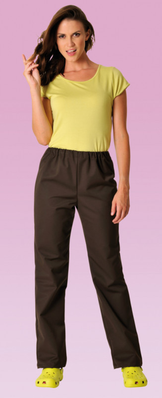 Pantalon marron T6 Marc Hasson