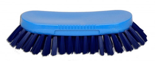 Brosse papillon mi-dur bleu 24 cm Thomas
