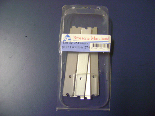 Lames pour grattoir 10 cm (25 pièces)