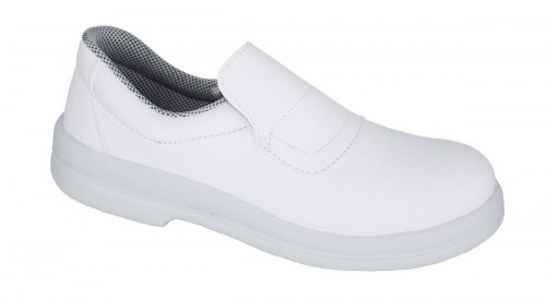 Chaussures mocassin de sécurité mixte blanc 46 Tony Nordways