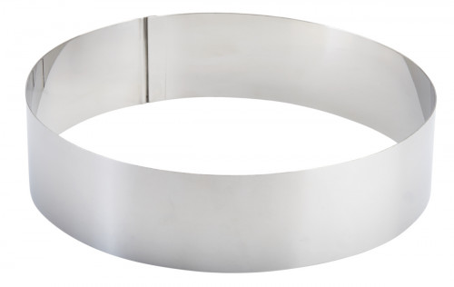 Cercle inox Sans revêtement Ø 24 cm 6 cm Pro.cooker