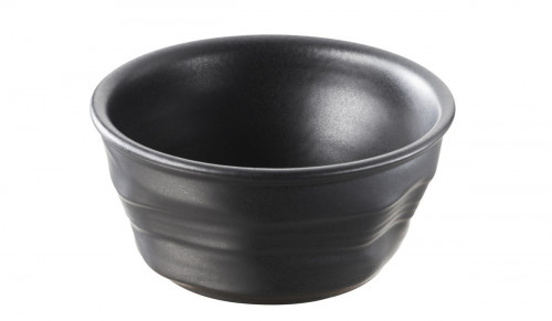 Ramequin rond noir porcelaine culinaire Ø 10 cm Froisse Revol