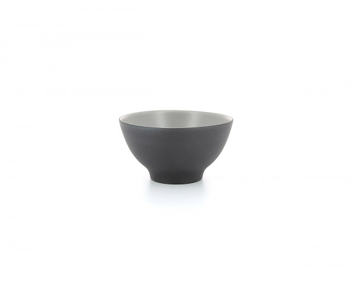 Bol rond gris porcelaine culinaire Ø 12 cm Equinoxe Revol