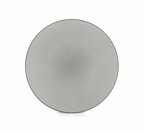 Assiette coupe plate rond noir porcelaine culinaire Ø 26 cm Revol