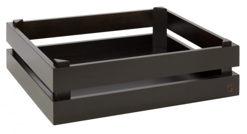 Caisse GN 1/2 bois brun 35x29x10,5 cm Superbox Aps