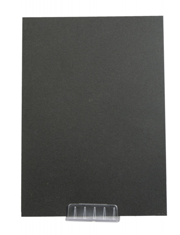 Ardoise de table rectangulaire noir 14,8x10,5 cm Securit (20 pièces)