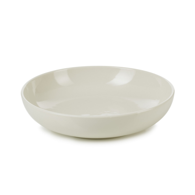 Assiette creuse rond ivoire porcelaine Ø 17,5 cm Adelie Revol