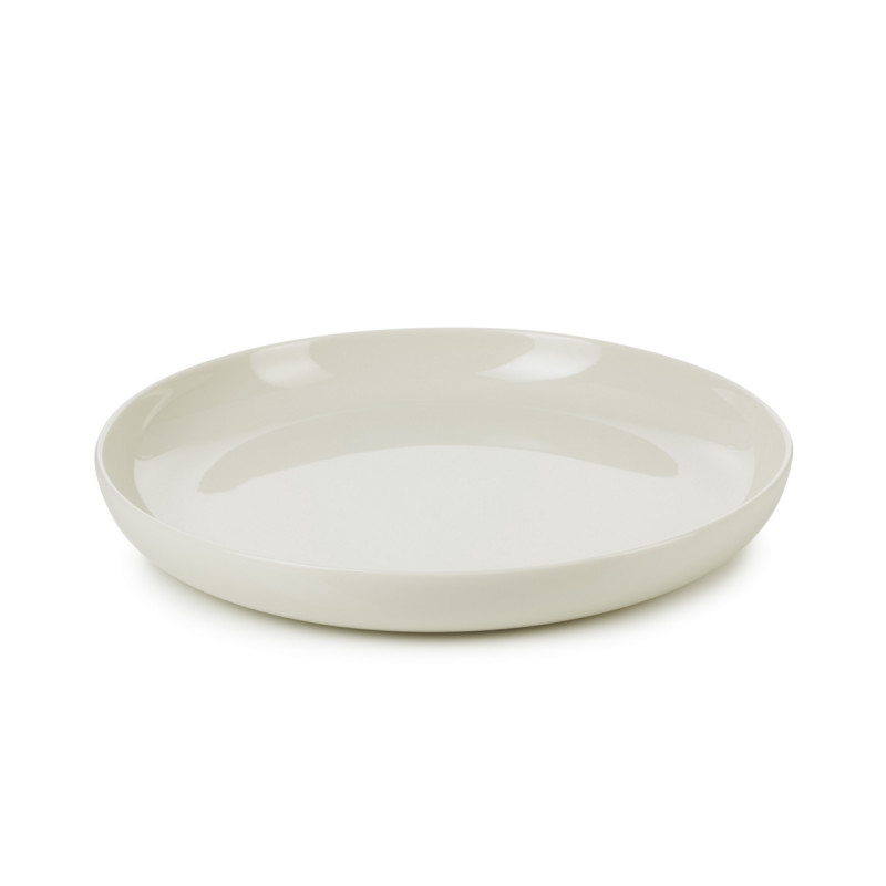 Assiette creuse rond ivoire porcelaine Ø 27 cm Adelie Revol