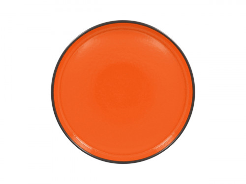 Assiette creuse rond orange porcelaine vitrifiée Ø 22,8 cm Fire Rak