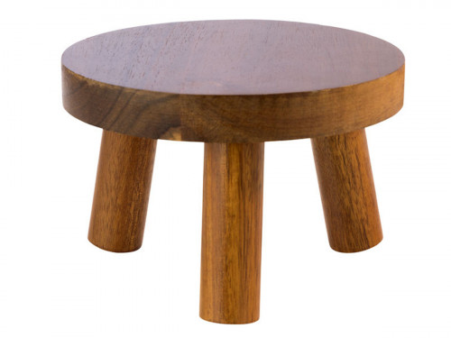 Présentoir bois Ø 250 mm 150 mm Acacia Aps