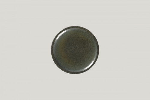 Assiette coupe plate rond noir porcelaine Ø 16,2 cm Rakstone Ease Rak