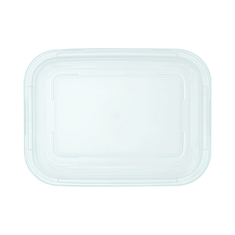 Couvercle p/boite 82cl rectangulaire transparent polypropylène (pp) 18,6 cm Food Box Arcoroc