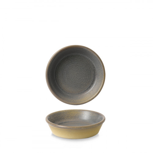Assiette tapas rond gris porcelaine Ø 15,9 cm Evo Dudson