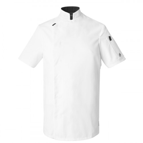 Veste homme manches courtes blanc T6 Shade Molinel