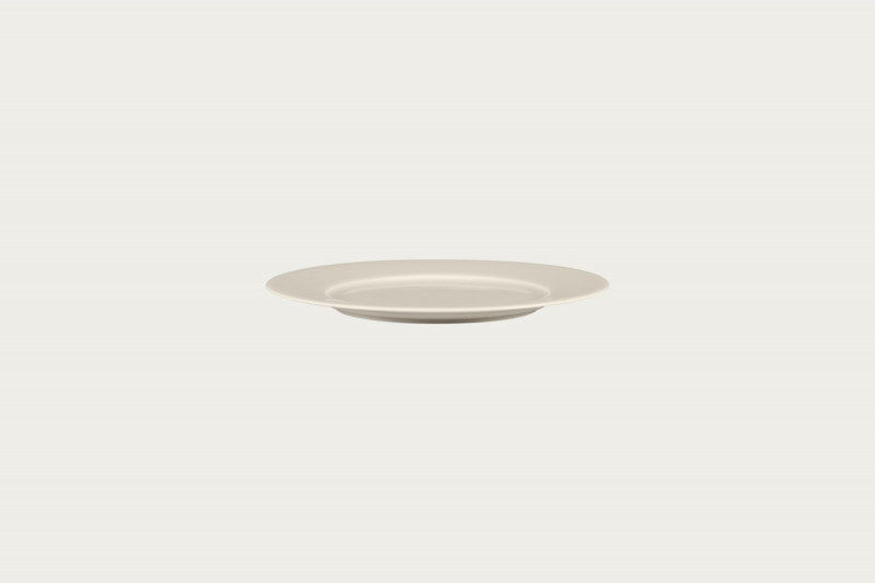 Assiette plate rond ivoire porcelaine bone china Ø 21,9 cm Fedra Rak