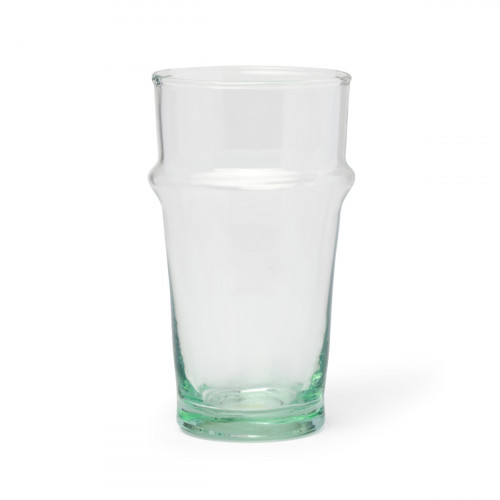 Gobelet forme haute transparent en verre recyclé Ø 7 cm 12,5 cm Lily Pro.mundi