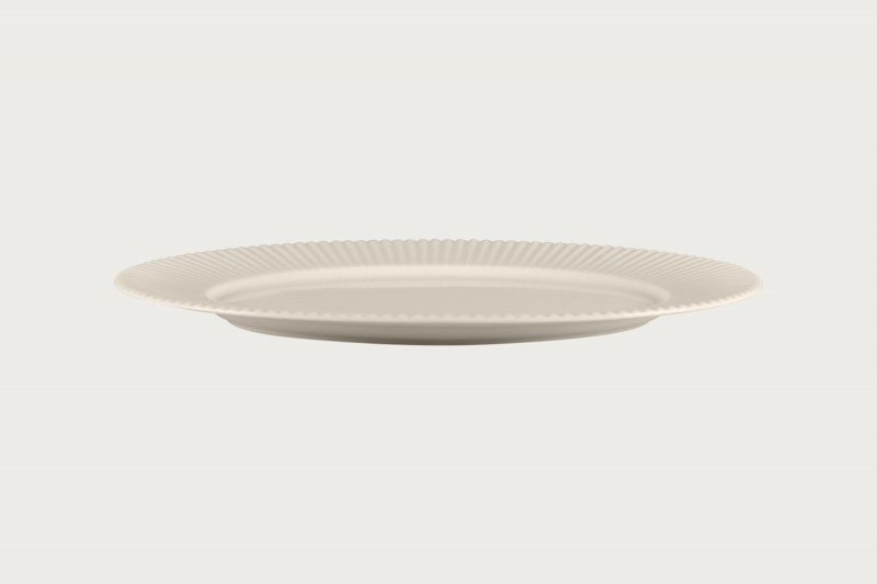 Plat ovale blanc porcelaine bone china 35,8 cm Spectra Rak