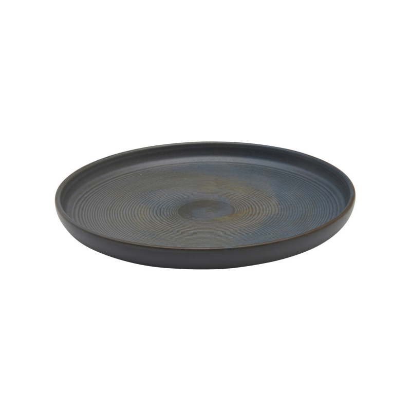 Assiette plate rond grès émaillé Ø 22 cm Tornado Accolade