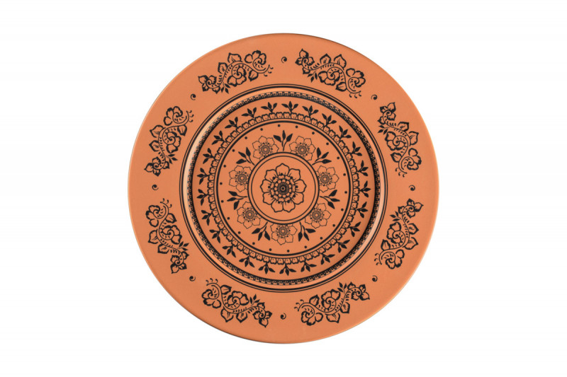 Assiette plate rond Tero Décor Prima porcelaine Ø 32,5 cm Earth Rak