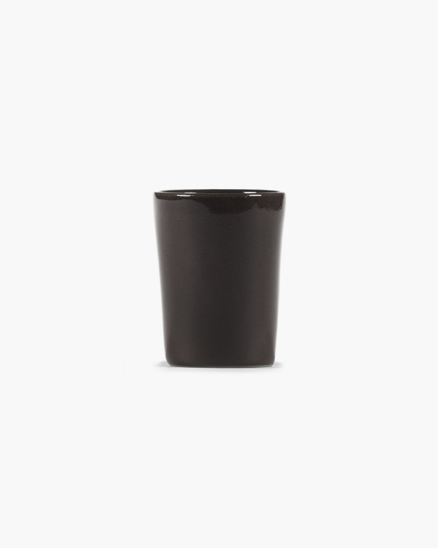 Tasse à espresso rond ébène grès 7 cl 5 cm La Mère Serax