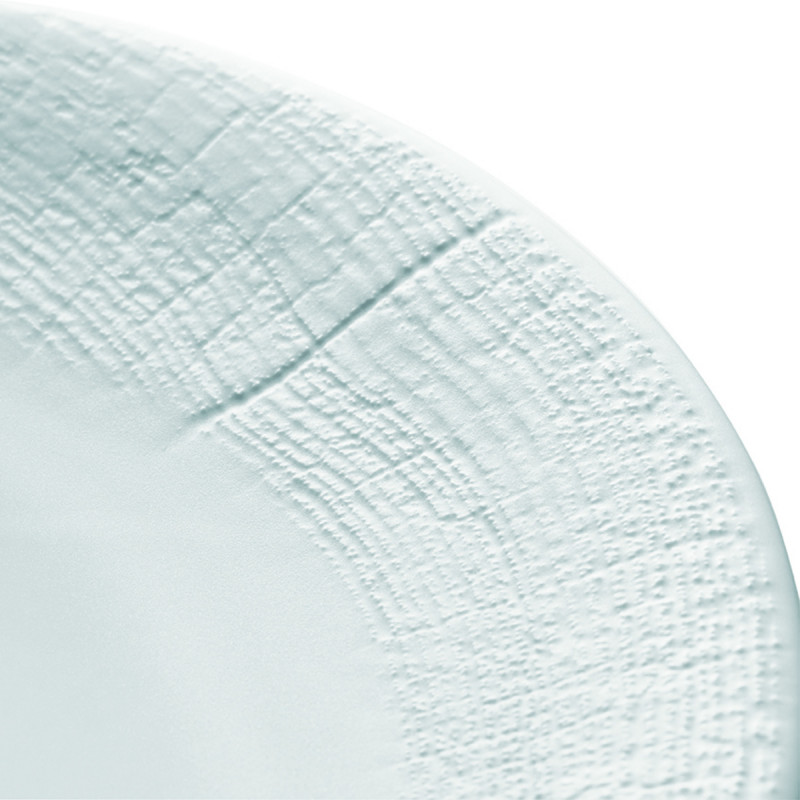 Assiette à dessert rond blanc porcelaine Ø 21,5 cm Supernature Degrenne