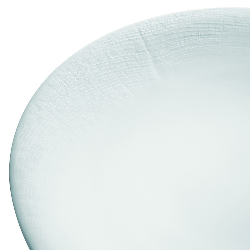 Assiette à dessert rond blanc porcelaine Ø 21,5 cm Supernature Degrenne