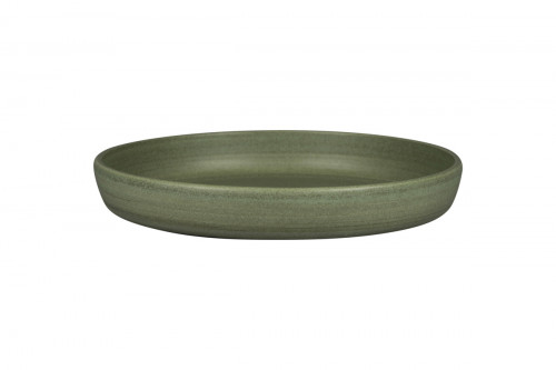 Assiette coupe creuse rond Dark Green porcelaine Ø 27,8 cm Selva Rak