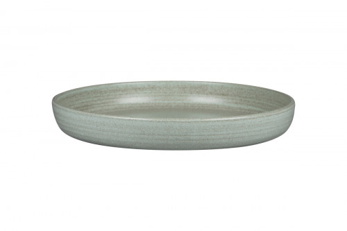 Assiette coupe creuse rond Aqua Green porcelaine Ø 29,7 cm Selva Rak