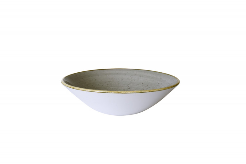 Bol rond gris porcelaine vitrifiée Ø 22 cm Stonecast Churchill