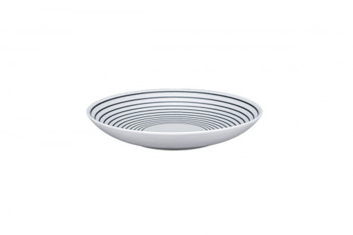 Assiette coupe creuse rond Hypnotic porcelaine Ø 22,4 cm Hypnotic Rak
