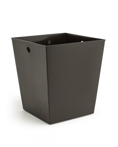 Corbeille marron 24x24x27 cm Liner Foh