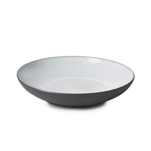 Assiette à bord droit rond blanc porcelaine culinaire Ø 19 cm Equinoxe Revol