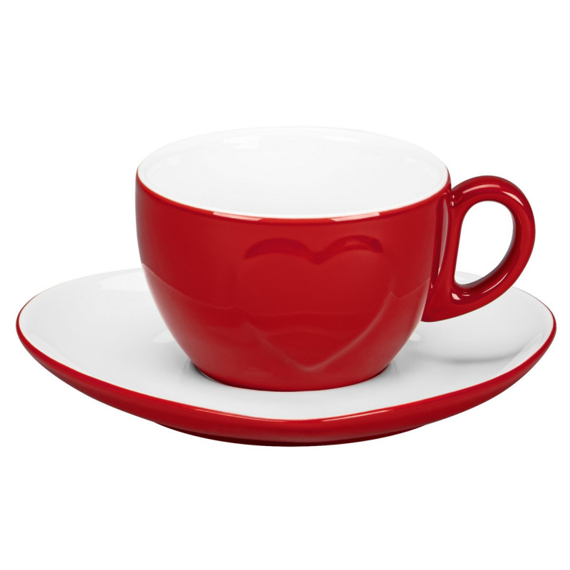 Tasse à café / thé rouge porcelaine 23 cl ClichÉ Rak