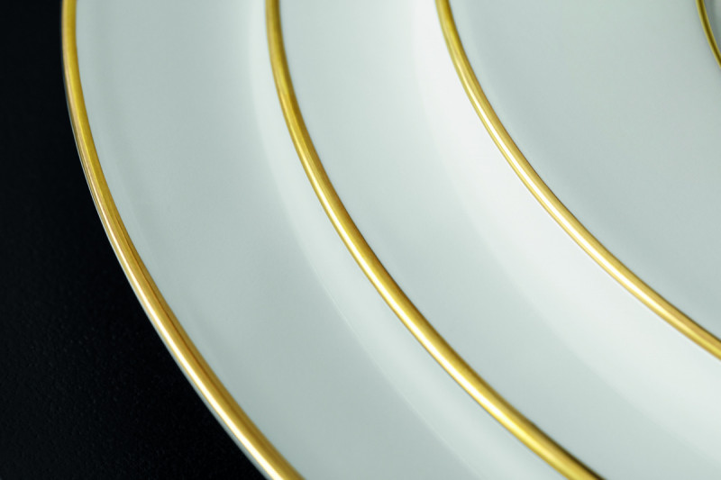 Assiette coupe creuse rond blanc porcelaine bone china Ø 28,5 cm Anmut Villeroy & Boch
