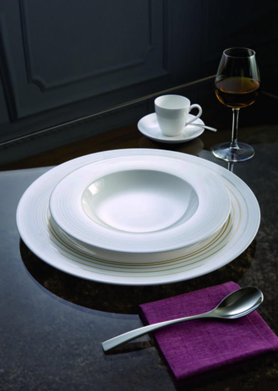Assiette plate rond blanc porcelaine Ø 22 cm Stella Vogue Villeroy & Boch