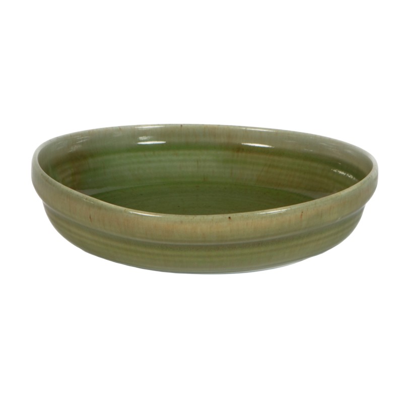 Assiette creuse vert porcelaine Ø 21 cm Haven Lichen Accolade