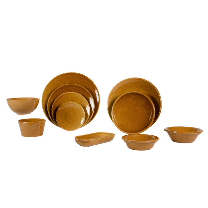 Compotier caramel grès renforcé Ø 12 cm Twist Essentials Collection